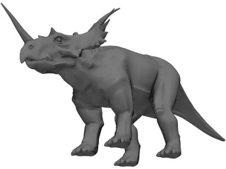 Styracosaurus 3D Model preview