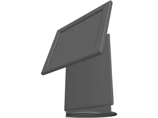 Monitor LCD 3D Model preview