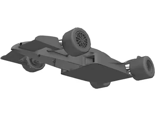 Formula 1 Car 3D Model preview