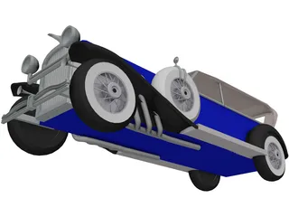 Duesenberg 3D Model preview