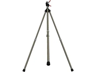 Camera Tripod 3D Model preview