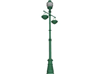 Street Lamp 3D Model preview