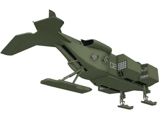 UD 1L Drop Ship 3D Model preview