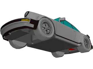 Porsche 911 Turbo (1977) 3D Model preview