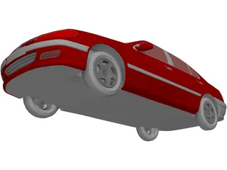 Peugeot 406 3D Model preview