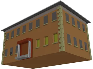Mansion Georgian 3D Model preview