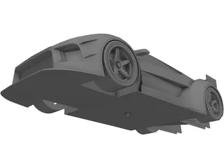 Saleen S5S Raptor LM Concept (2010) 3D Model preview
