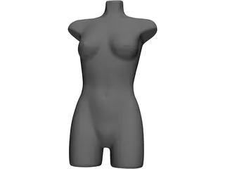 Mannequin Female 3D Model preview