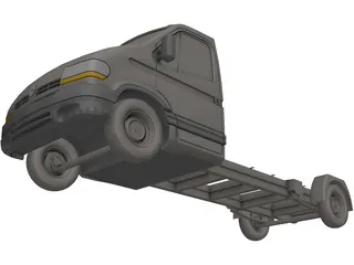 Renault Master 3D Model preview