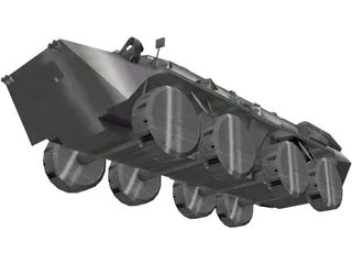 BTR-80 3D Model preview