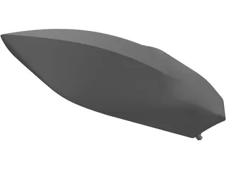 Baja 252 Boss Large Boat 3D Model preview
