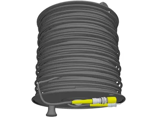 Fiber Optic Cable 3D Model preview