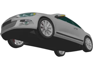 Volkswagen Scirocco 3D Model preview