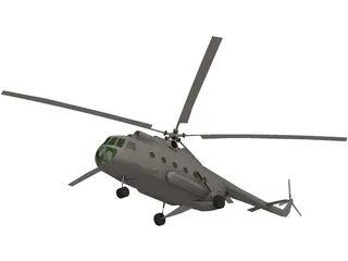 Mil Mi-8 Hip 3D Model preview