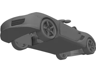 Porsche Boxster (2004) 3D Model preview