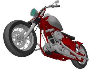 Chopper 3D Model preview