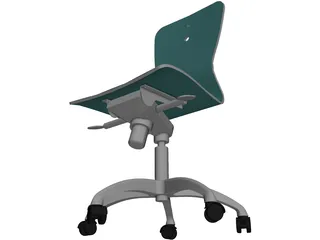 Office Chair 3D Model preview