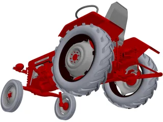 Tractor D326 Mc Cormic 3D Model preview