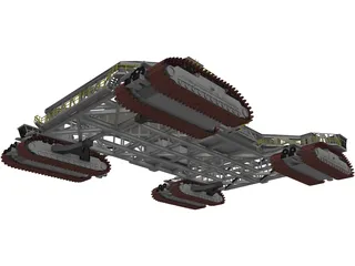 NASA Crawler Transporter 3D Model preview