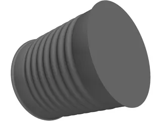Food Can 3D Model preview