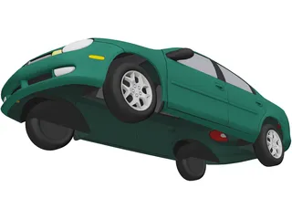 Dodge Neon 3D Model preview