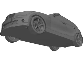 BMW 120i 3D Model preview