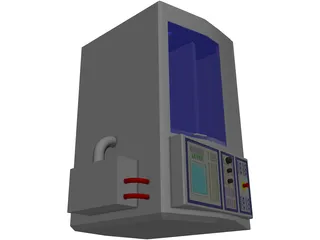 Torno CNC 3D Model preview