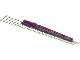 Narrow Gauge 3D Model preview