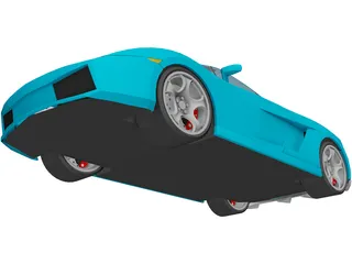 Lamborghini Gallardo (2008) 3D Model preview