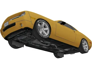 Dodge Challenger RT 3D Model preview