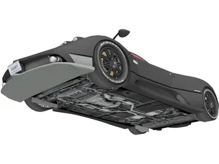 Pagani Zonda 3D Model preview