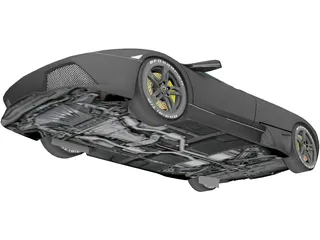Lamborghini Murcielago LP640 3D Model preview