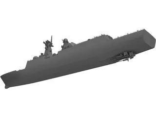 JIANGKAI Type 054A Frigate 3D Model preview