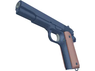 M1911A1 3D Model preview