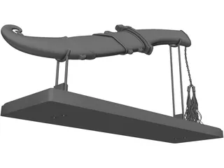 Chinese Sword 3D Model preview