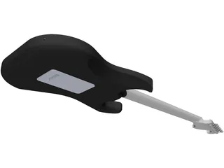 Fender Stratocaster 3D Model preview