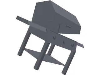 BBQ Grill 3D Model preview