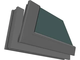 Window Frame 3D Model preview