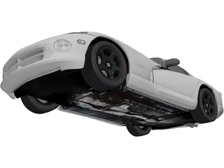 Dodge Viper GTS (1998) 3D Model preview