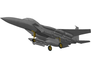 F-15A 3D Model preview