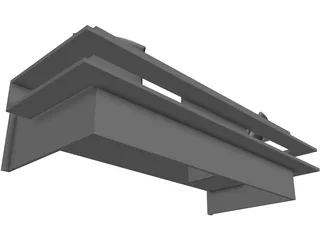 Sling Sofa 3D Model preview