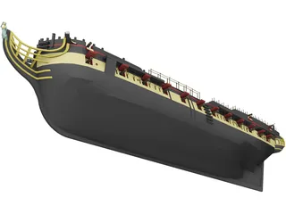 HMS Surprise 3D Model preview