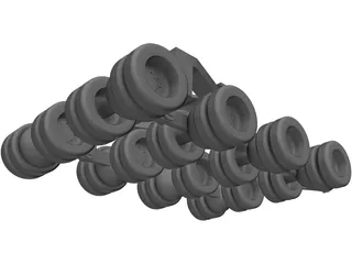 Jinker Truck 4x8 3D Model preview