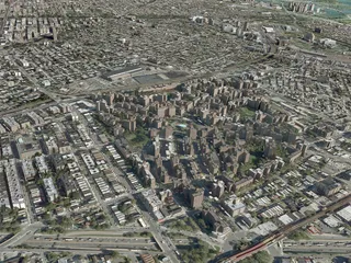 New York City Bronx 3D Model preview