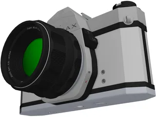 Pentax Spotmatic Camera 3D Model preview