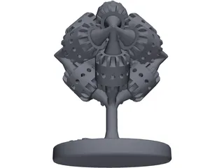 Mendell Brain Gear 3D Model preview