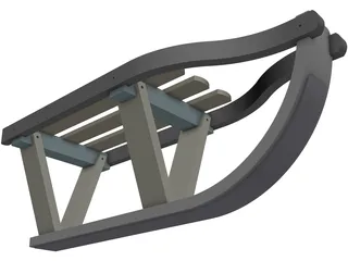 Sport Sledge 3D Model preview
