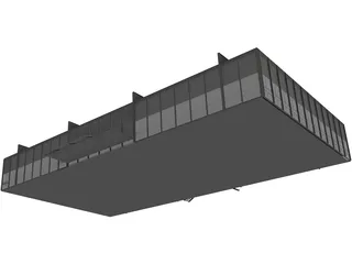 Crown Hall 3D Model preview