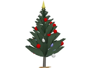 Christmas Tree 3D Model preview