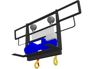 Winch Plate 3D Model preview